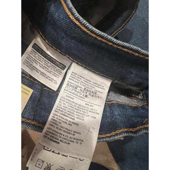 Levis Jeans Mens 33x32 511 Slim Fit Flex Performance Blue Wash Stretch Pants NWT - Picture 8 of 10